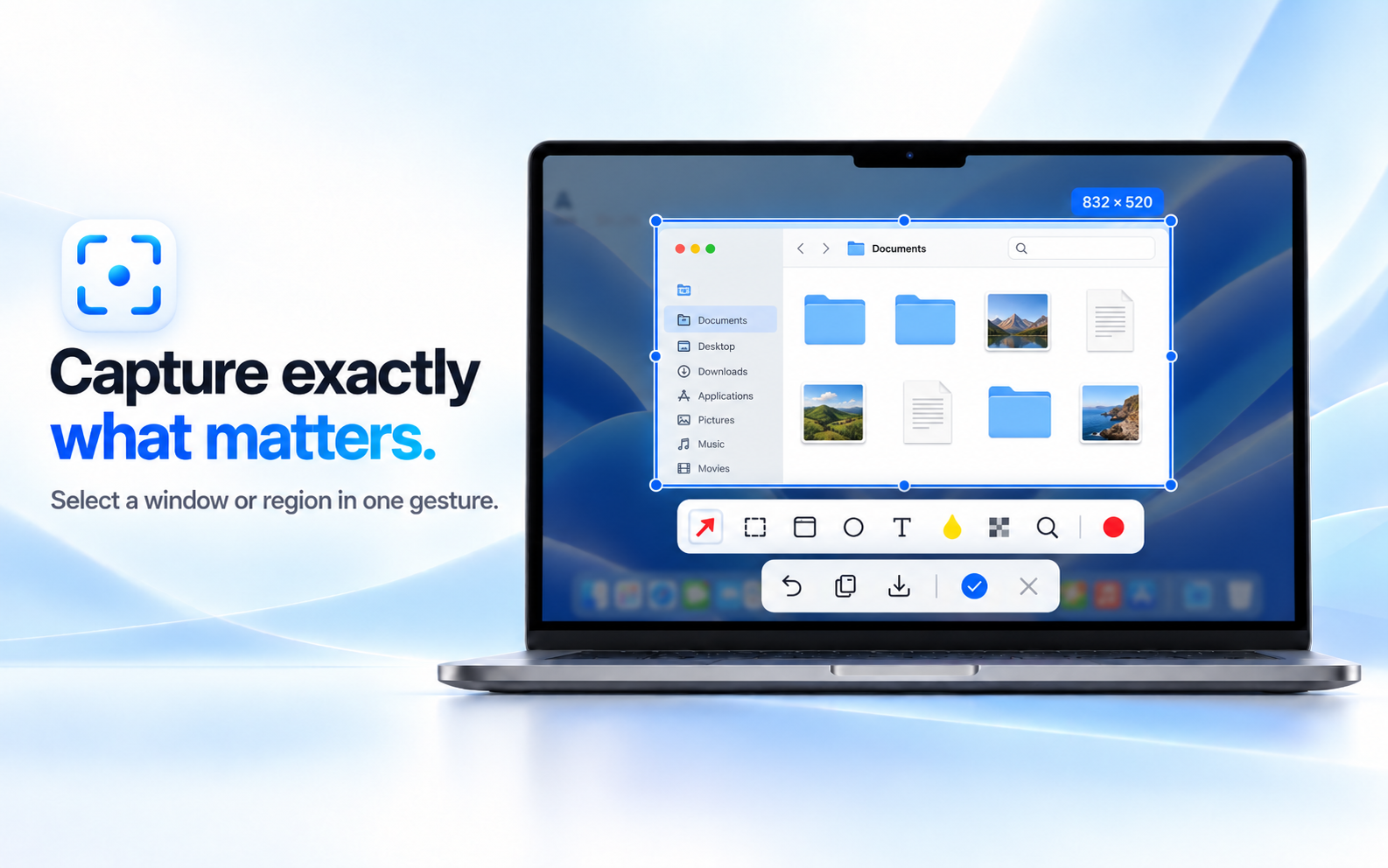iSnap capture workflow